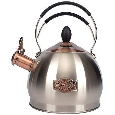 1.8L Whistling Tea Kettle Stainless Steel Tea Kettle Boiled Kettle Stovetop  Hot Water Fast to Boil Stove Kettle with Handle for Stove Induction Cooker,  Gas Cooker - Yahoo Shopping