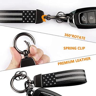 Car Keychain Kit, Anti-Loss D-Ring Keychain, Rotatable 360 Degrees with  Screwdriver, Suitable for Men and Women (US Flag Keychain) - Yahoo Shopping