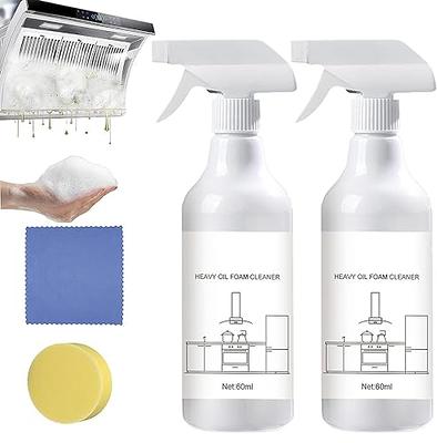 2PCS Splash Foam Spray, Foam Heavy Oil Cleaner, clean-up cleaner