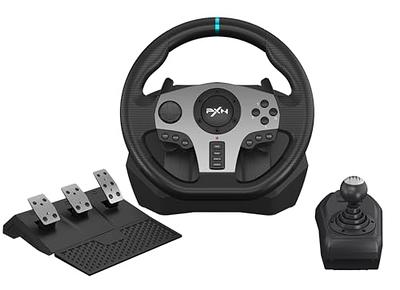 PXN V9 PC Steering Wheel With 3-Pedals and Shifter Gaming Racing Wheel 270/ 900° Dual-Motor Feedback Driving gaming Steering Wheel for PC,PS4,PS3,Xbox  One, Xbox Series X/S,N-Switch - Yahoo Shopping