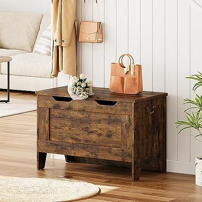 IDEALHOUSE 2-in-1 Shoe Storage Bench & Shoe Cabinets Natural