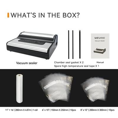 Vacuum Sealer Roll Cutter Box (11'' x 50')