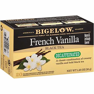 Bigelow Tea Decaffeinated French Vanilla Black Tea, 20 Count, (Pack of 6) 120  Total Tea Bags - Yahoo Shopping