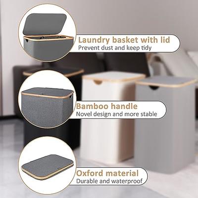 Lifewit 150L Double Laundry Hamper with Lid, Large Laundry Basket with  Bamboo Handles and Removable Laundry Bags, Foldable Clothes Hampers for  Laundry for Bedroom, Bathroom, Dorm, Laundry Room, Black - Yahoo Shopping