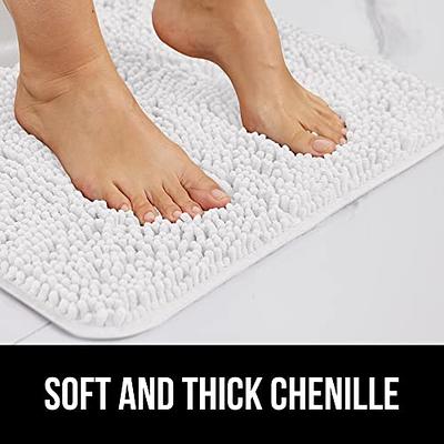  Gorilla Grip Plush Absorbent Shaggy Chenille Bath Rug