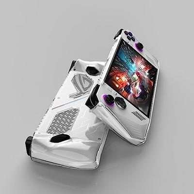 OPTOSLON Silicone Case with Kickstand Compitable with ASUS ROG Ally Gaming  Handheld, Protective Cover Skin Shock-Absorption and Anti-Scratch with 2