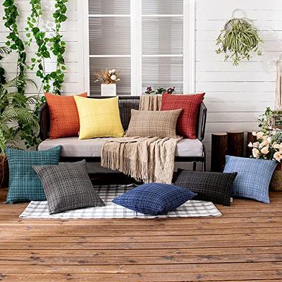 FUNHOME Water-Resistant Outdoor Bench/Settee Cushion Slip Cover