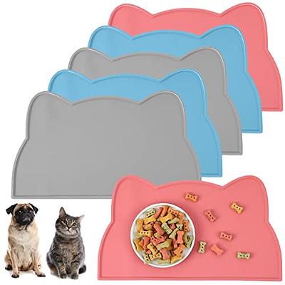 Pet Food Mat Pet Placemat For Puppy Pet Bowl Pad Dogs and Cats