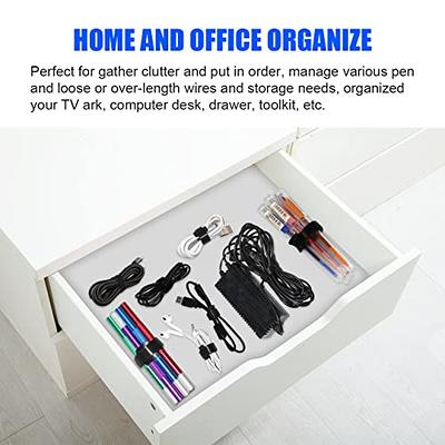 Under Desk Cable Management Tray, Adjustable 11.2 into 21.8 No Drill Wire  Organizer, Cord Management with Cable Holder Ties for Office Home Desk Cable  Hider - Yahoo Shopping