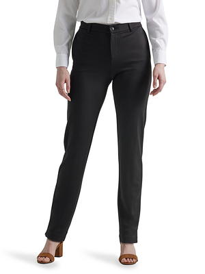 Lee® Women's Regular Fit Comfort Waist Straight Knit Pant - Yahoo Shopping