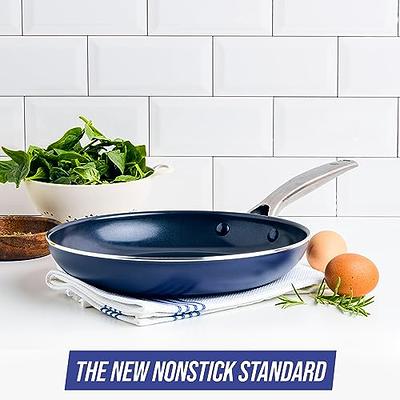 Blue Diamond Cookware Diamond Infused Ceramic Nonstick 9 Piece Cookware  Pots and Pans Set, PFAS-Free, Dishwasher Safe, Oven Safe, Blue & Cookware
