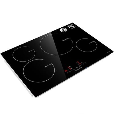 Large Induction Cooktop Protector Mat Translucent (Magnetic) Electric Stove  Burner Covers Anti-strike&Anti-scratch as Glass Top Stove Cover, Silicone