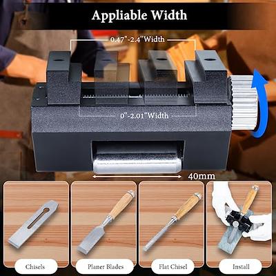 Felizshop Upgraded Honing Guide for Chisels and Planes, Aluminum Alloy  Chisel Sharpening Jig, Sharpening Stone Angle Guide from 20° to  50°，Sharpening Holder of Whetstone for Woodworking - Yahoo Shopping