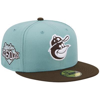 Men's New Era Light Blue/Brown Baltimore Orioles 60th Anniversary Beach  Kiss 59FIFTY Fitted Hat - Yahoo Shopping