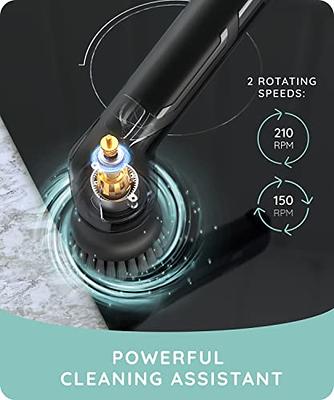 FRUITEAM Electric Spin Scrubber, 360 Cordless Upgraded Tub and Tile Scrubber,  Super Power Surface Cleaner with