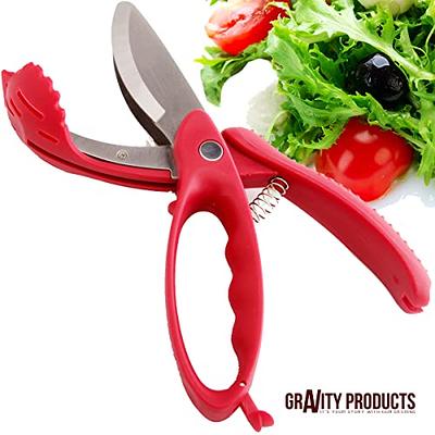 Salad Scissors for Chopped Salad, Salad Cutter Chopped Salad Tong Scissors  for Salad Bowl and Cutter, Lettuce Chopper Salad Chopper Scissors