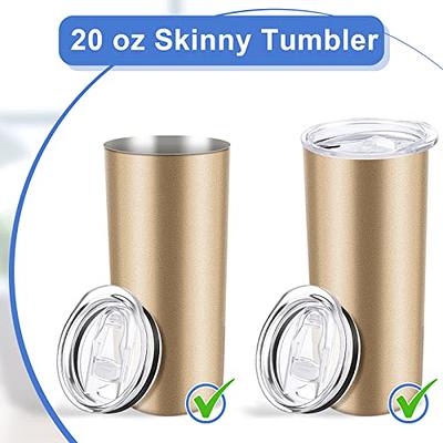 2 Pcs Skinny Tumbler Lid Replacement, 40 OZ Compatible Stanley Cup