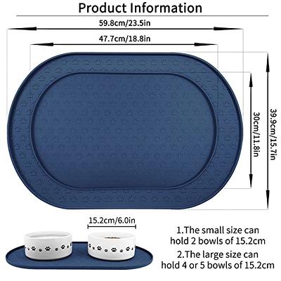  KPWACD Pet Feeding Mat for Dogs and Cats, Silicone Dog