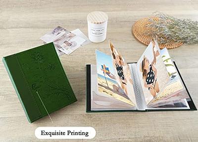 Mublalbum Small Photo Album 8x10 Photos 2 Pack Linen Cover Each Mini Photo  Book 26 Pages Holds 52 Vertical 8x10 Pictures for Artwork Postcards or