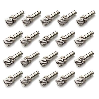 Wexecon 20pcs Brass Mister Nozzles, 6mm Misting Nozzles for
