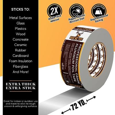 Buck Professional Grade Aluminum Foil Tape - 3 Inch x 216ft (72 yd