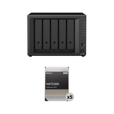 Synology 60TB DiskStation DS1522+ 5-Bay NAS Enclosure Kit with Seagate  IronWolf NAS Drives (5 x 12TB)