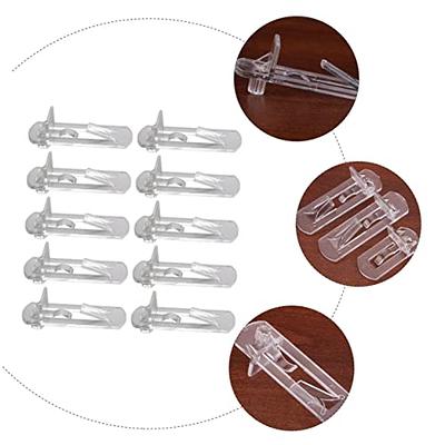 4Pcs Adhesive Shelf Bracket, Shelf Pegs for Shelves,Shelf Support Peg,  Clear Plastic Adhesive Pegs Hanger for Kitchen Bathroom Bookcase Wardrobe -  Yahoo Shopping