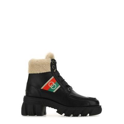 GUCCI X The North Face Leather Hiking Boots