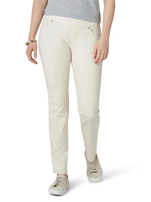 Gloria Vanderbilt Women's Amanda Pull-On Slim-Straight Jeans - Zermatt -  Yahoo Shopping