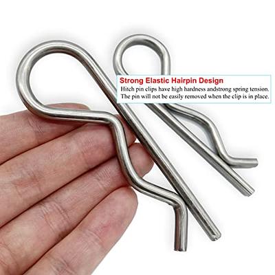 Yoliko 2 Pcs Heavy Duty Stainless Steel Cotter Pin R Clip Large