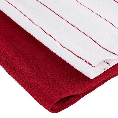 Mainstays Dobby Rice Weave Kitchen Towels, 15” x 25”, Set of 10