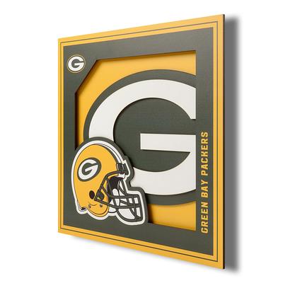 NFL Green Bay Packers - Logo 21 Wall Poster, 22.375 x 34, Framed 