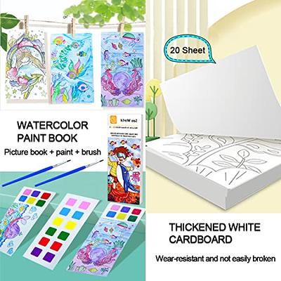 Water Coloring Books for Kids Ages 4-8,Pocket Watercolor Painting