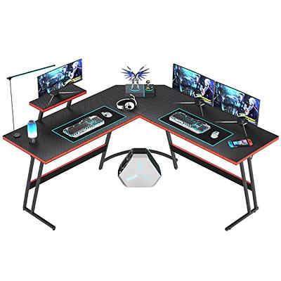 Inbox Zero 47 Gaming Desk, Z-Shape Large Size, With Cable Management  System (Black) Inbox Zero - Yahoo Shopping