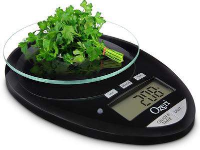 Ozeri ZK420 Garden and Kitchen Scale, with 0.5 G (0.01 oz) Precision Weighing Technology, Black