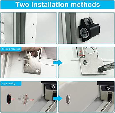 Clearance Door Security Slide Latch Lock, Keyless Entry Door Lock,  Thickened Stainless Steel Sliding Door Lock, Easy to Install Gate, Slide  Latch Lock