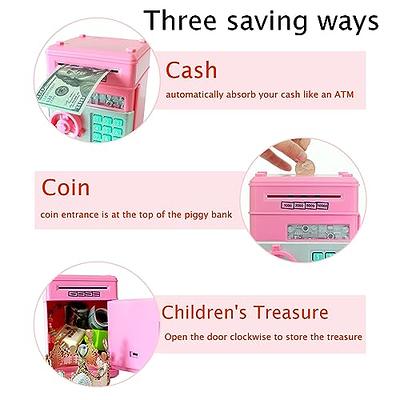 Piggy Bank Toys for 4 5 6 7 8 Year Old Boys Gift Ideas, Real Money Saving  Box for Boys Toys Age 6-8-10, Christmas Birthday Gifts for 4 5 Year Old Boys