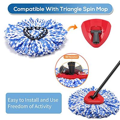 2 Pack Ocedar Spin Mop Head Replacement Microfiber Mop Head Refills Easy  Cleaning Mop Head Replacement 2 Count (Pack of 1)