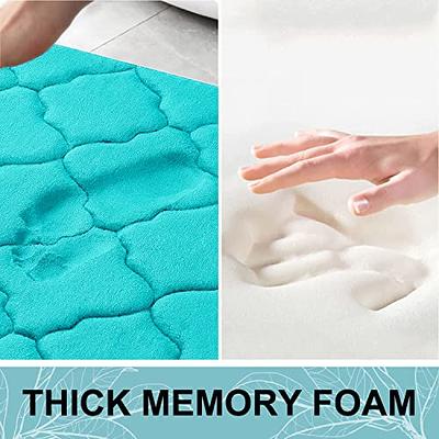 OLANLY Memory Foam Bath Mat Rug 24x16, Ultra Soft Non Slip and Absorbent  Bathroom Rug, Machine Wash Dry, Comfortable, Thick Bath Rug Carpet for