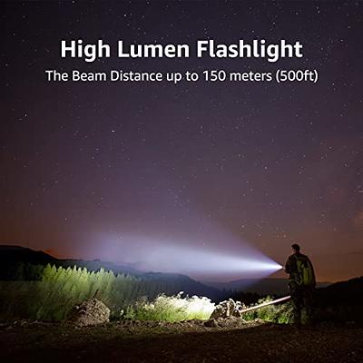 Lighting EVER LED Flashlights High Lumens, Small Flashlight, Zoomable,  Waterproof, Adjustable Brightness Flash Light for Outdoor, Emergency, AAA