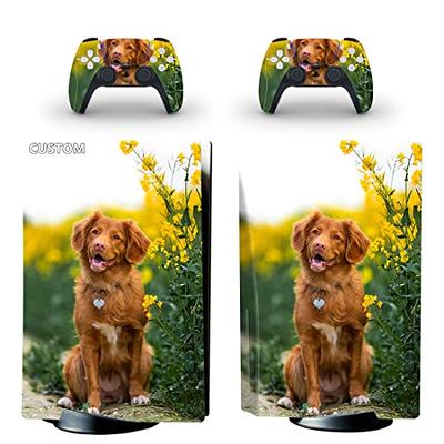 Skin Decal Sticker Cover for PS5 Console Disc Version + 2 Controller -  Golden