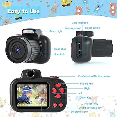 Kids Digital Camera 1080P 2.0 HD Children Mini Camcorder with 32G TF Cardh