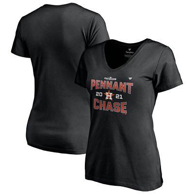 Women's Houston Astros Fanatics Branded Orange Plus Size Team Lockup T-Shirt