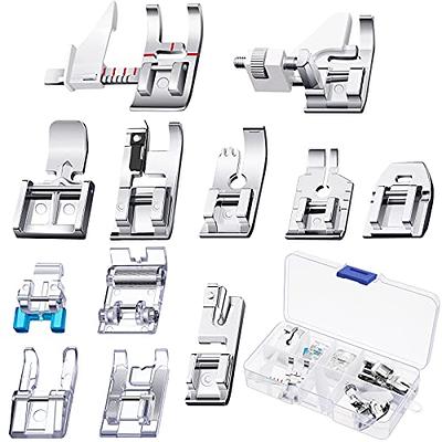1Pcs Sewing Machine Presser Foot Tool Plastic Straight Stitch Foot Sewing  Seam Guide for Embroidery Sewing