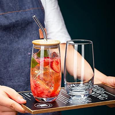 4pcs Highball Drinking Glasses, Tall Glass Cups, Lead Free Crystal Glass,  Water Glasses, Bar Glassware, Drinking Glasses, And Mixed Drink Cocktail Gla