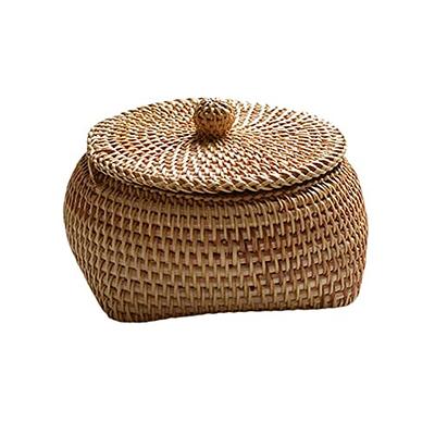 WOVEN STORAGE BASKET, Decorative Basket, Handmade Eco- Friendly Hand W