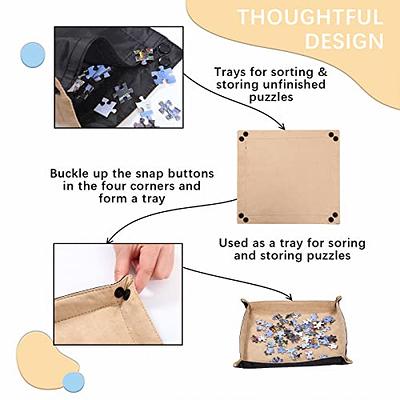Portable Jigsaw Puzzle Board, 1000 Pieces Puzzle Table with 4 Sorting Trays,  Foldable Puzzle Mat with Non-Slip Surface, Jigsaw Puzzle Case, Puzzle  Storage, Puzzle Saver1 - Yahoo Shopping