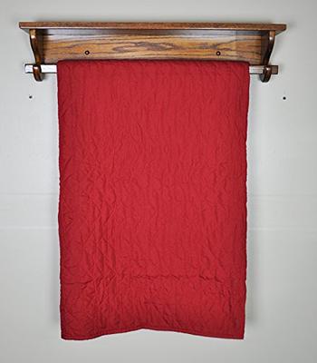  RRD Mounted Quilt Rack with Shelf – Amish Made Quilt