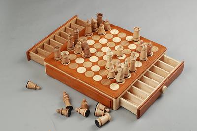 Luxury Chess Set, Premium Unique Wooden Mahogany & Ash Solid Wood Set Game,  Birthday Gift, The Queen's Gambit - Yahoo Shopping