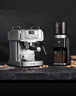 Manual Espresso Machine, 15 Bar Pump Pressure + Milk Frother Steam Wand -  Yahoo Shopping